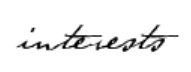 interests